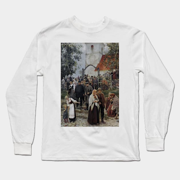 Janis Rozentals After Church Long Sleeve T-Shirt by pdpress